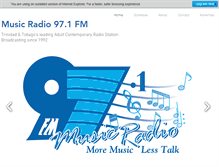 Tablet Screenshot of musicradio97.com
